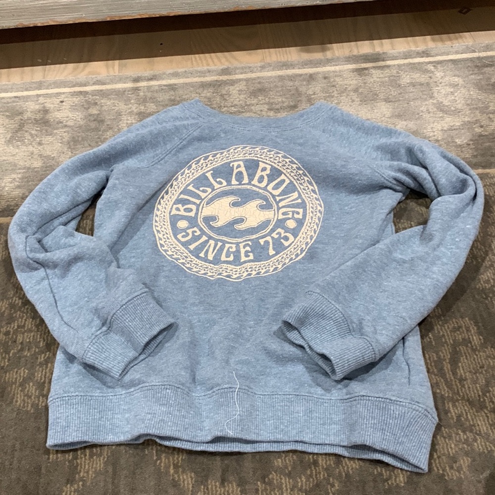 Girls billabong sweatshirt crewneck size 5/6